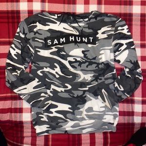 Sam Hunt Merch Camo Hoodie